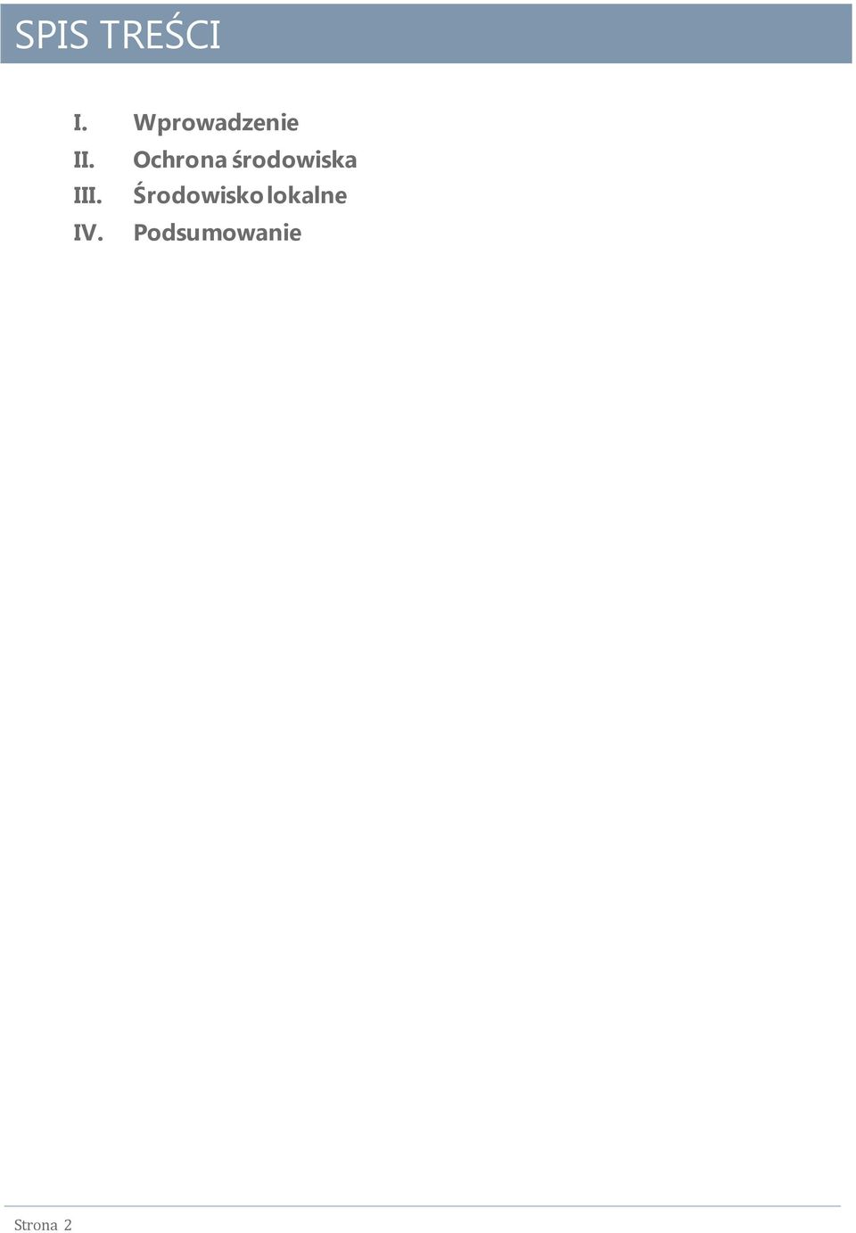 Ochrona środowiska III.