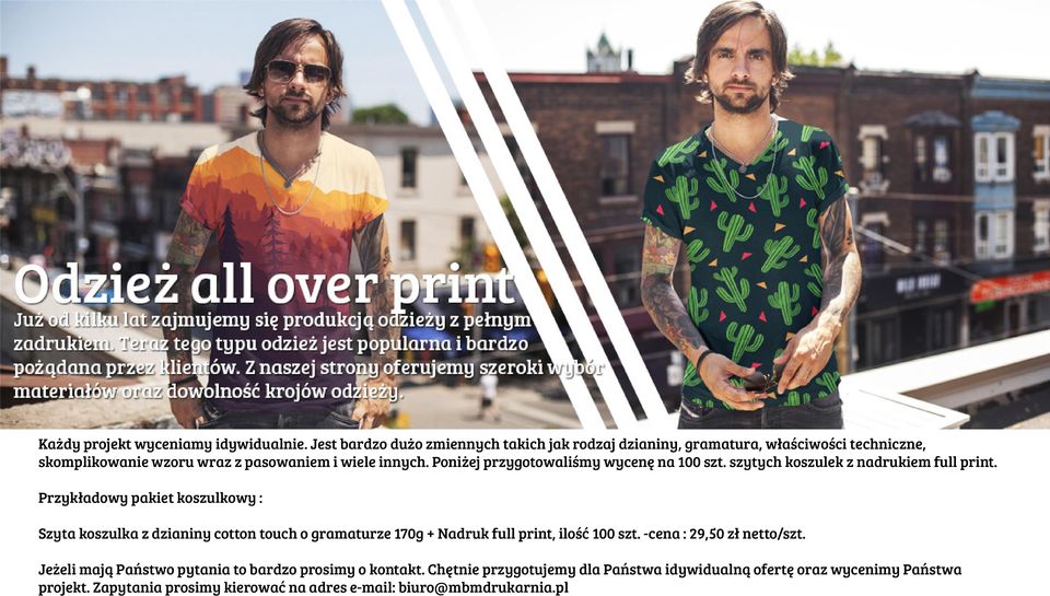 wzoru wraz z pasowaniem i wiele innych. Poniżej przygotowaliśmy wycenę na 100 szt.