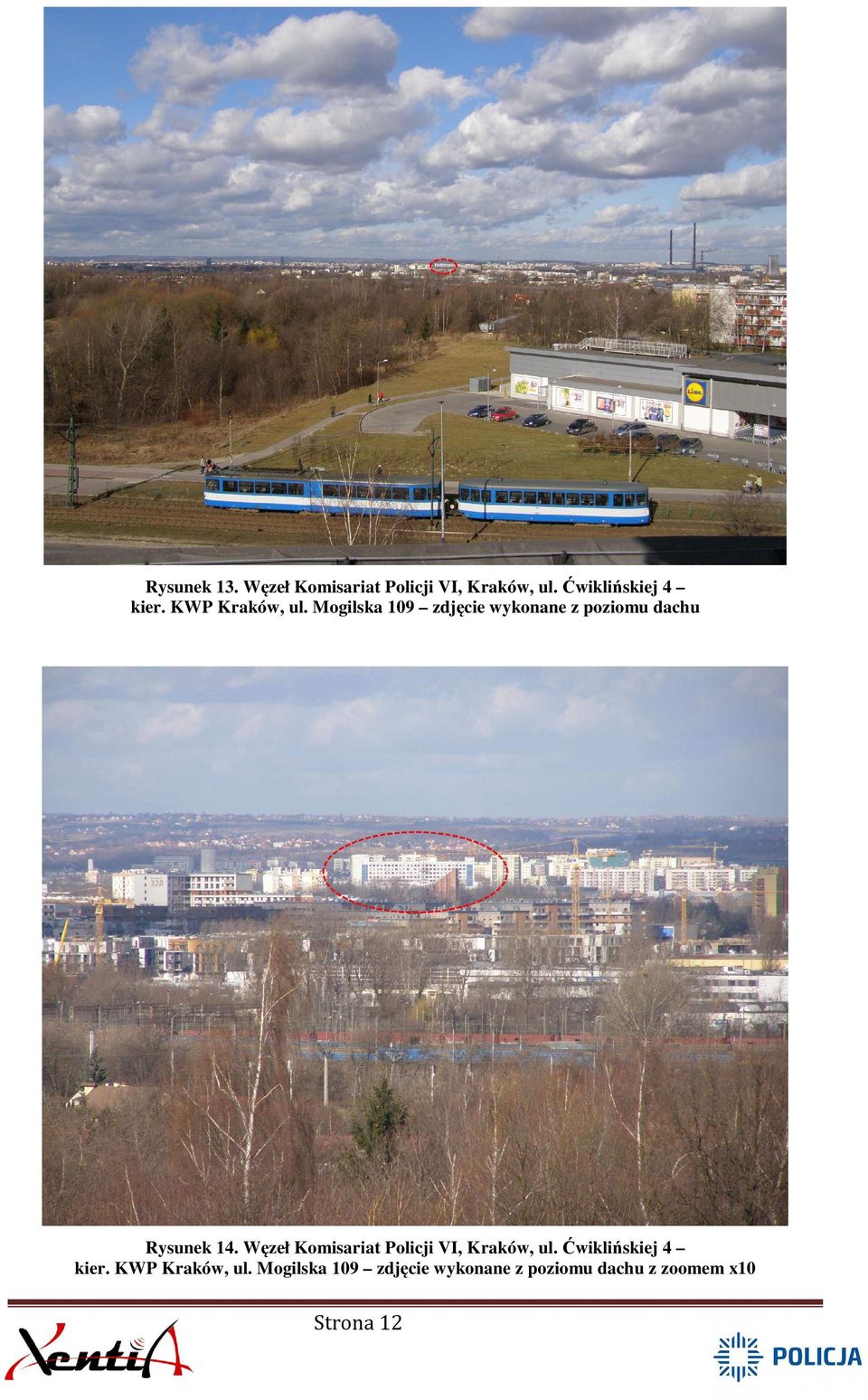 Węzeł Komisariat Policji VI, Kraków, ul. Ćwiklińskiej 4 kier.