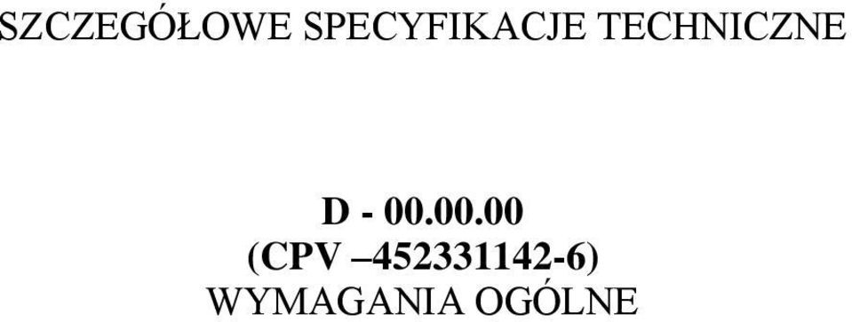 TECHNICZNE D - 00.