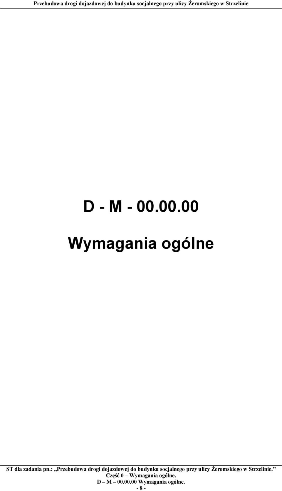 Część 0 Wymagania