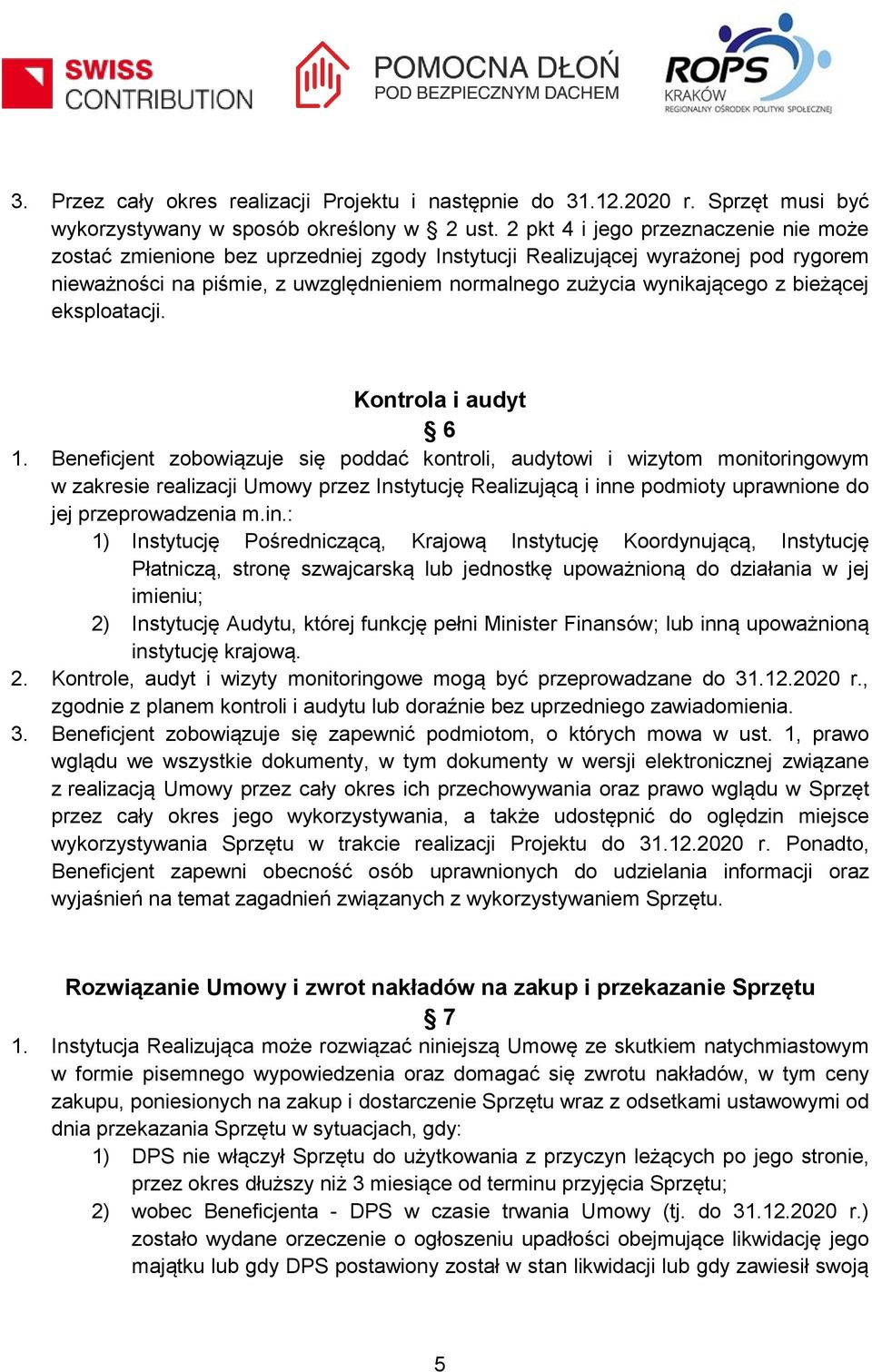 bieżącej eksploatacji. Kontrola i audyt 6 1.