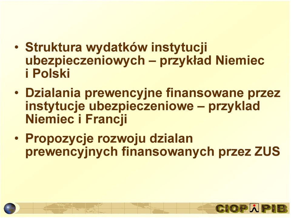 instytucje ubezpieczeniowe przyklad Niemiec i Francji