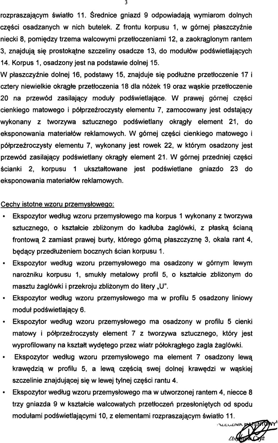 14. Korpus 1, osadzony jest na podstawie dolnej 15.