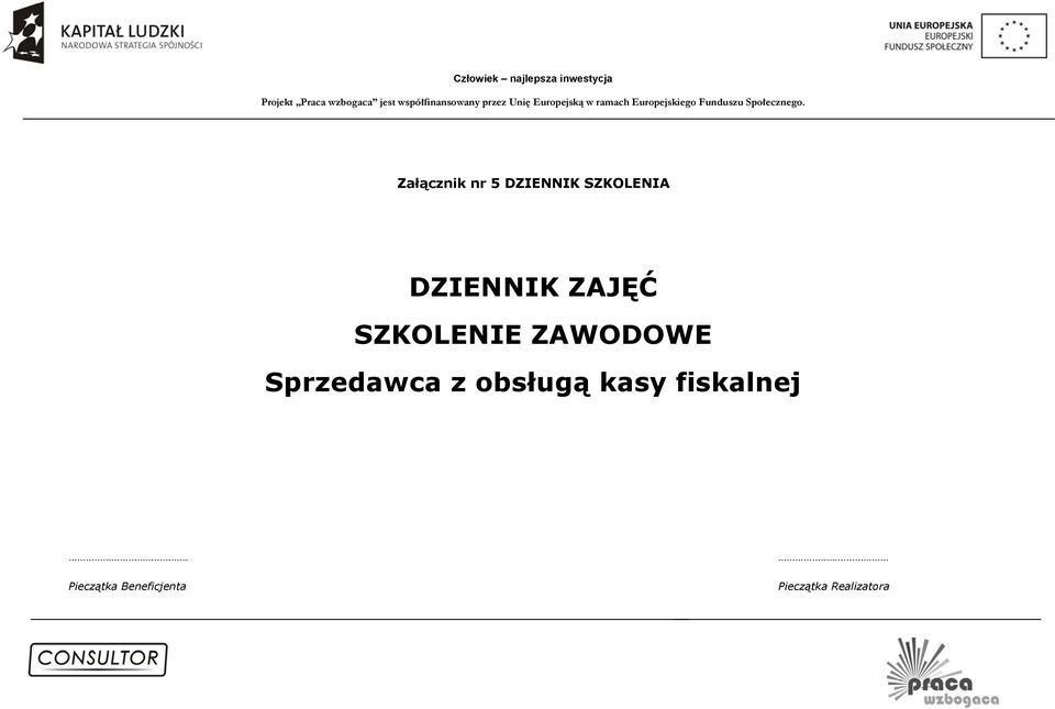 Sprzedawca z obsługą kasy fiskalnej