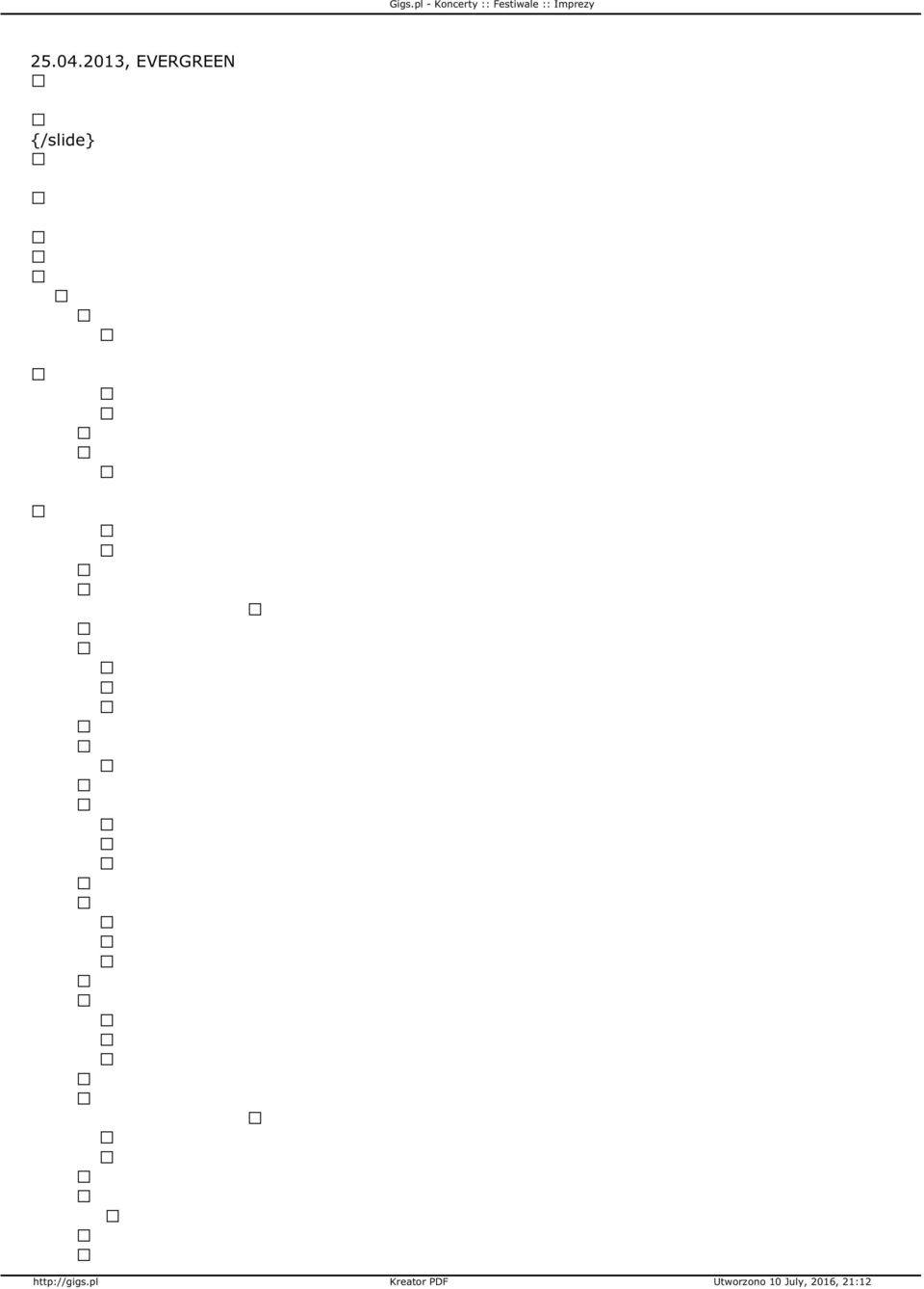 {/slide} Gigs.