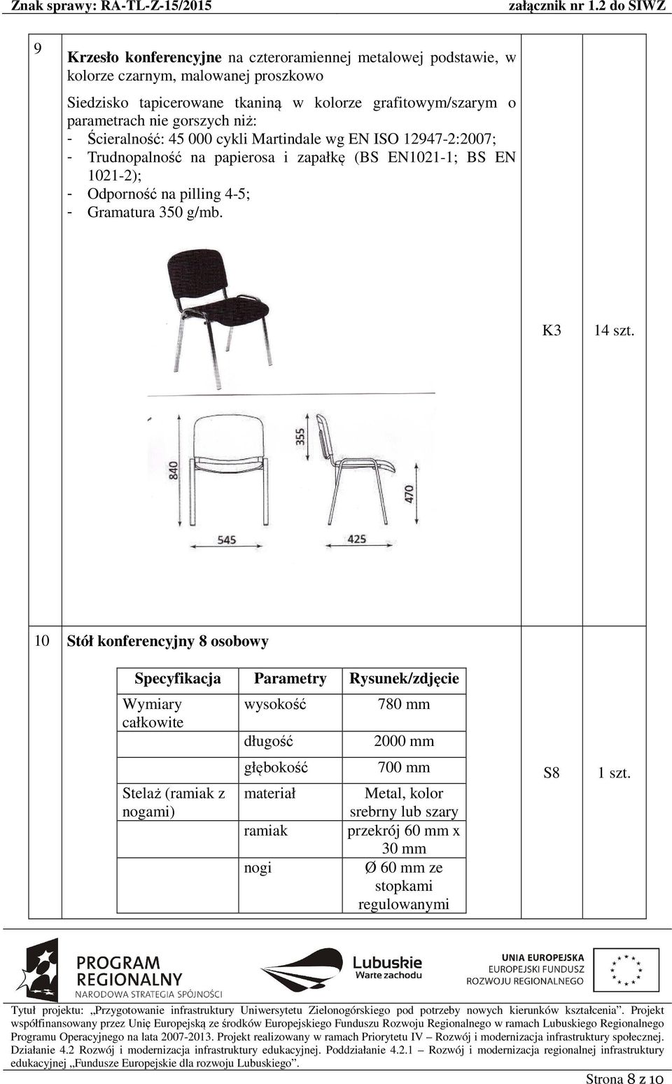 - Odporność na pilling 4-5; - Gramatura 350 g/mb. K3 14 szt.