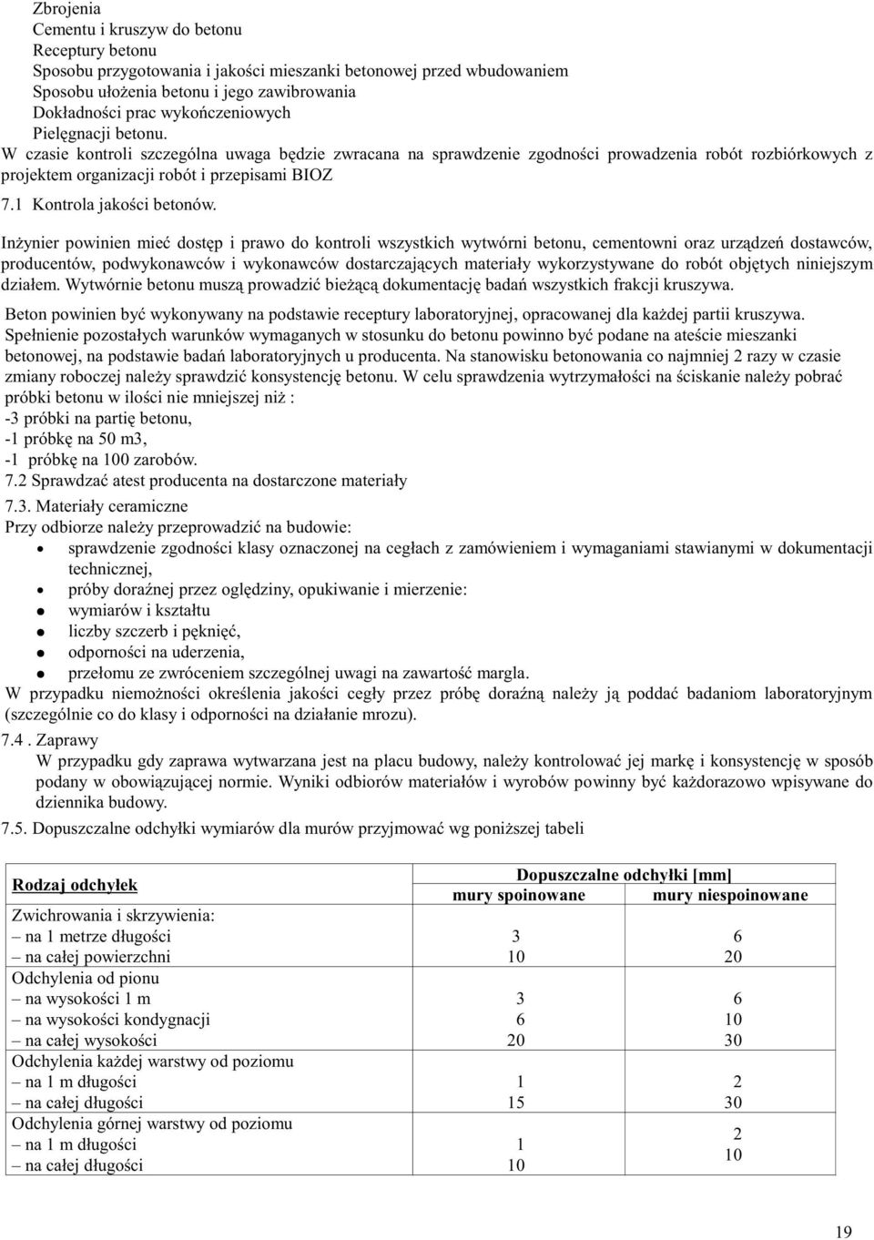 1 Kontrola jakości betonów.