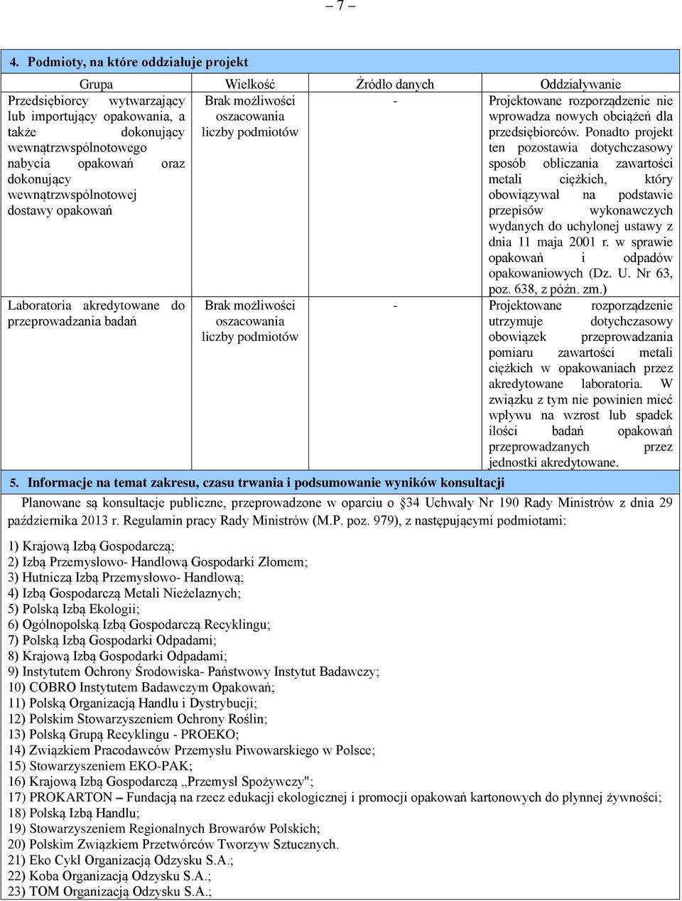 Ponadto projekt wewnątrzwspólnotowego ten pozostawia dotychczasowy nabycia opakowań oraz sposób obliczania zawartości dokonujący metali ciężkich, który wewnątrzwspólnotowej obowiązywał na podstawie