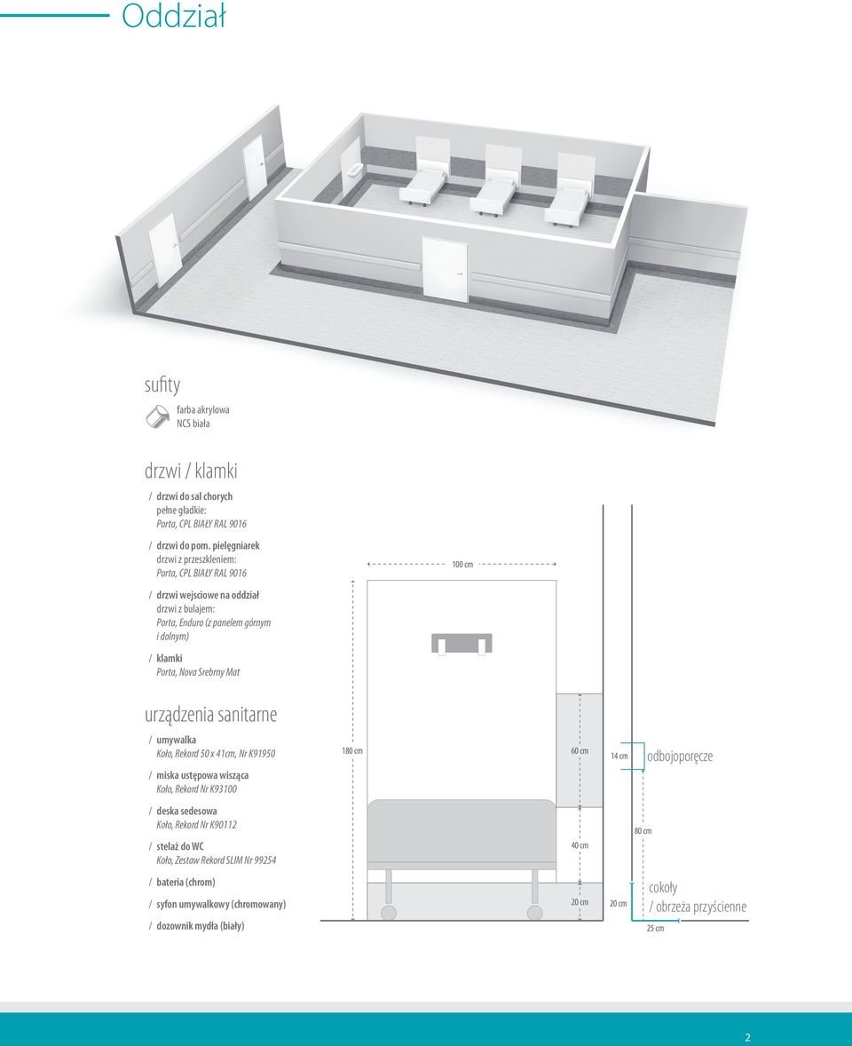 Nova Srebrny Mat 100 cm urządzenia sanitarne umywalka Koło, Rekord 50 x 41cm, Nr K91950 180 cm 60 cm 14 cm miska ustępowa wisząca Koło, Rekord Nr K93100 deska