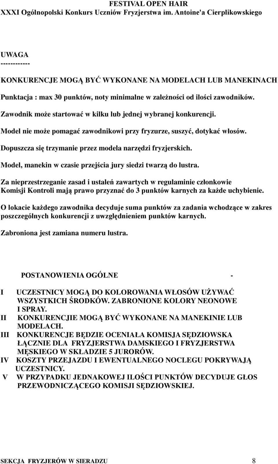 Model, manekin w czasie przejścia jury siedzi twarzą do lustra.