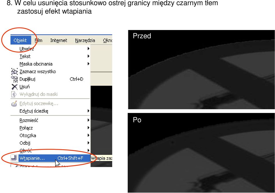 granicy między czarnym