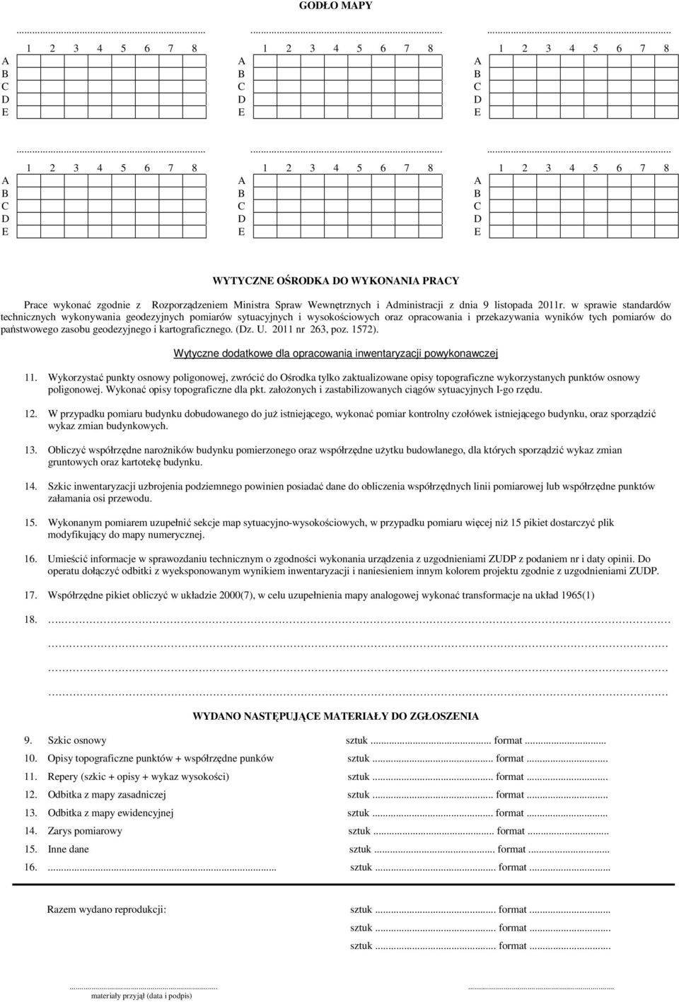 Administracji z dnia 9 listopada 2011r.
