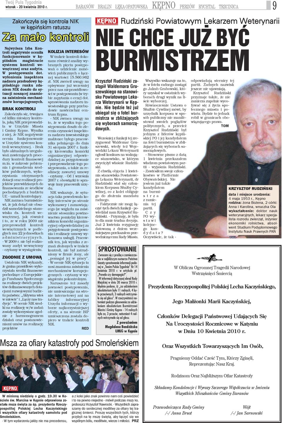 kontroli wewnêtrznej oraz audytu. W postêpowaniu dot.
