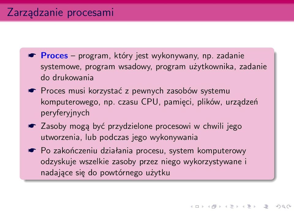 systemu komputerowego, np.
