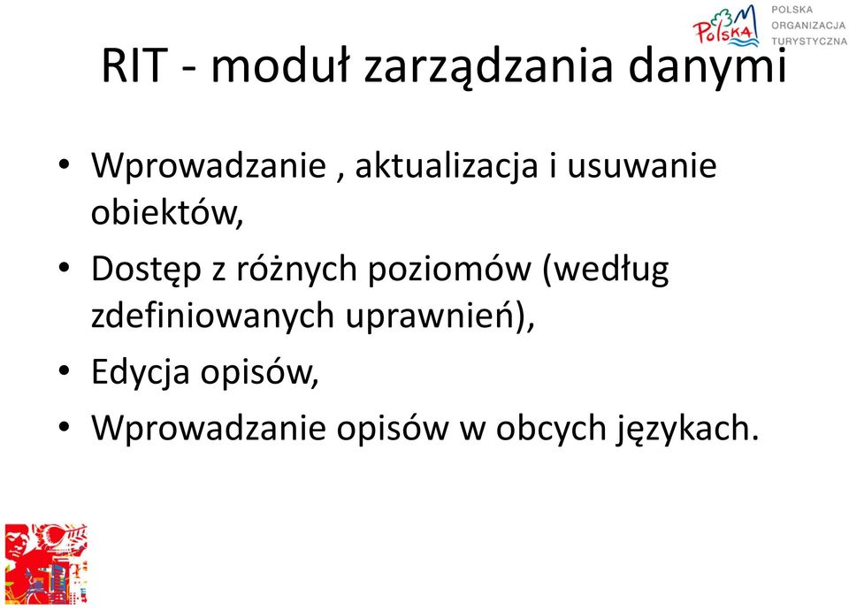 różnych poziomów (według zdefiniowanych