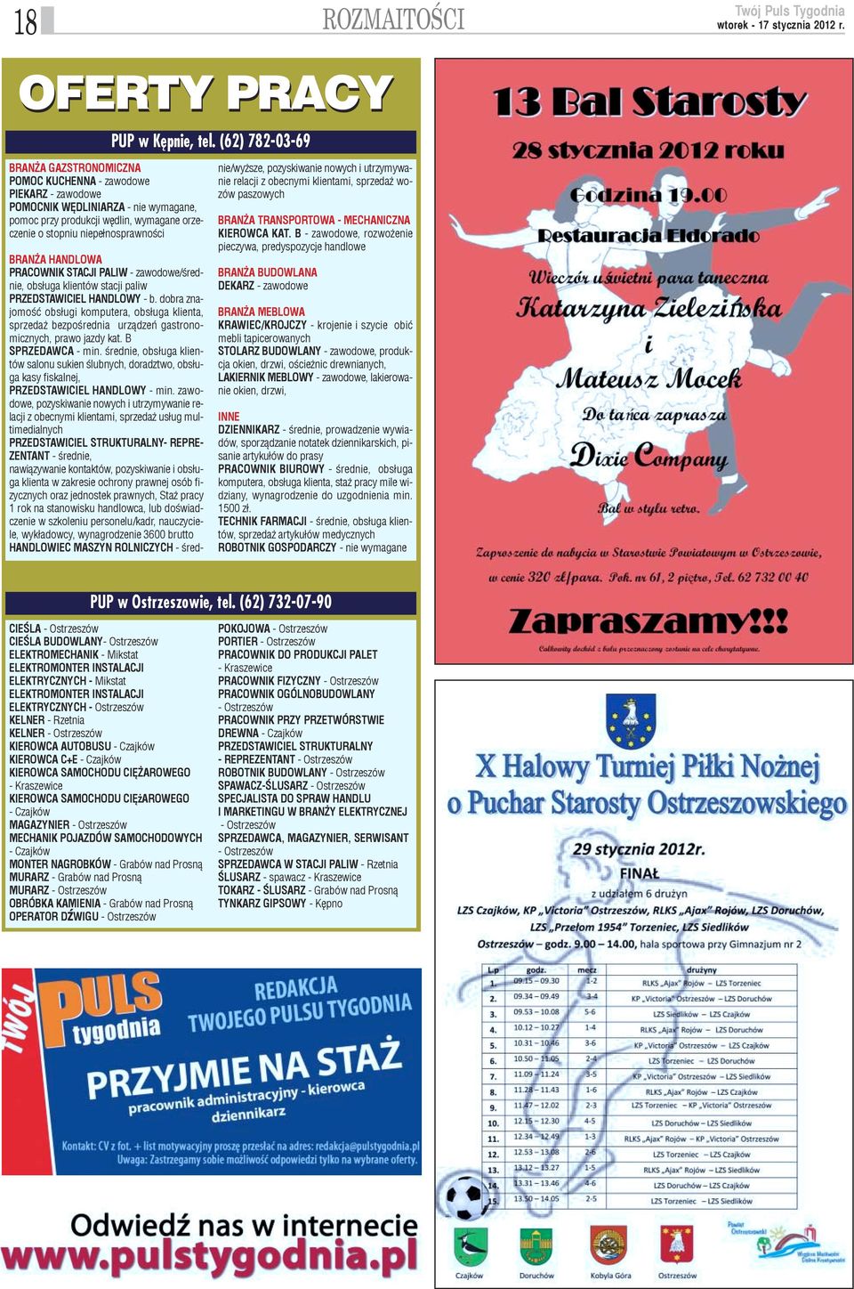 dobra znajomoœæ obs³ugi komputera, obs³uga klienta, sprzeda bezpoœrednia urz¹dzeñ gastronomicznych, prawo jazdy kat. B SPRZEDAWCA - min.