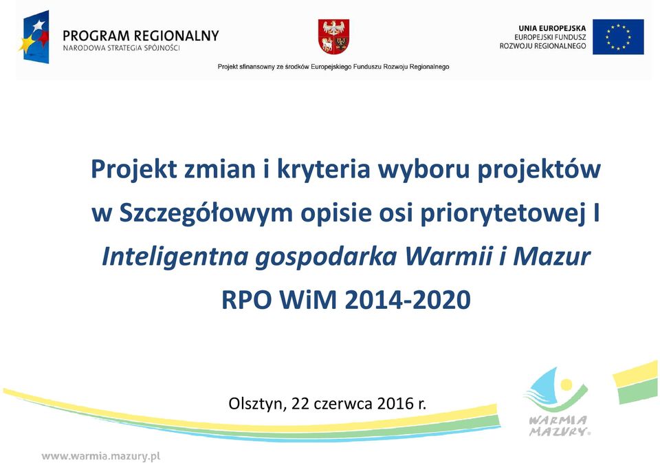 Inteligentna gospodarka Warmii i Mazur