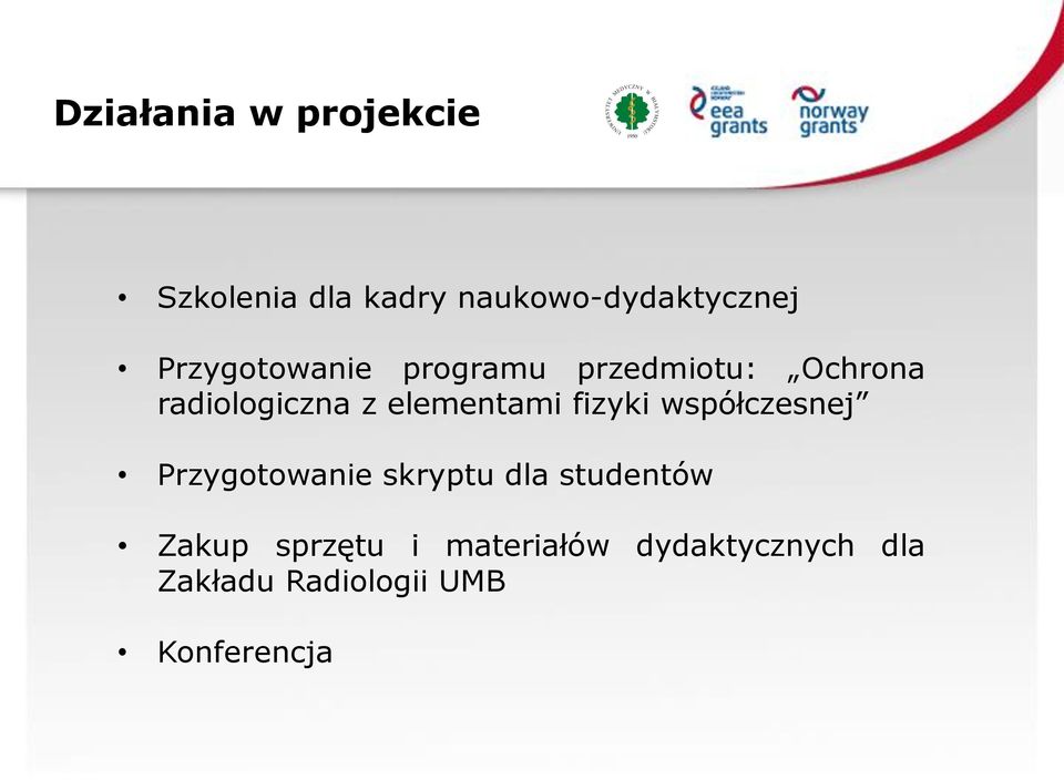 elementami fizyki współczesnej Przygotowanie skryptu dla studentów