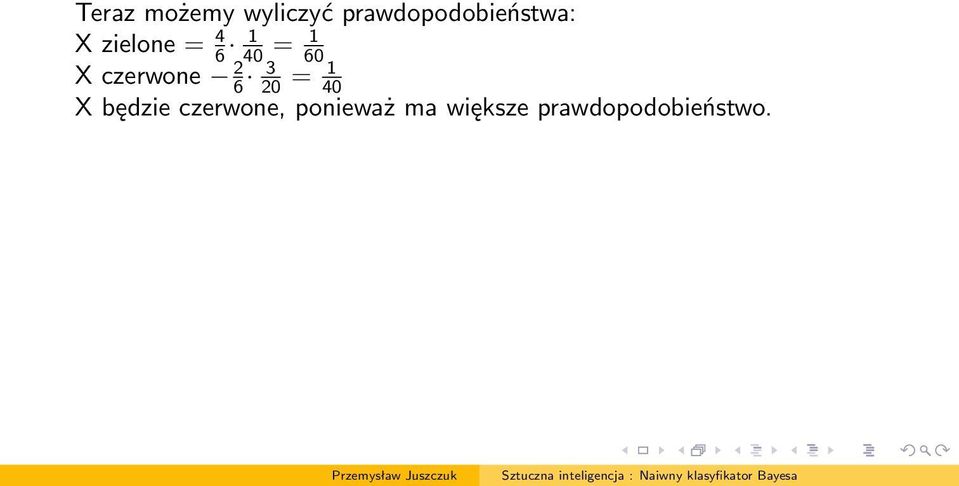 40 = 1 60 X czerwone 6 2 3 20 = 1 40 X