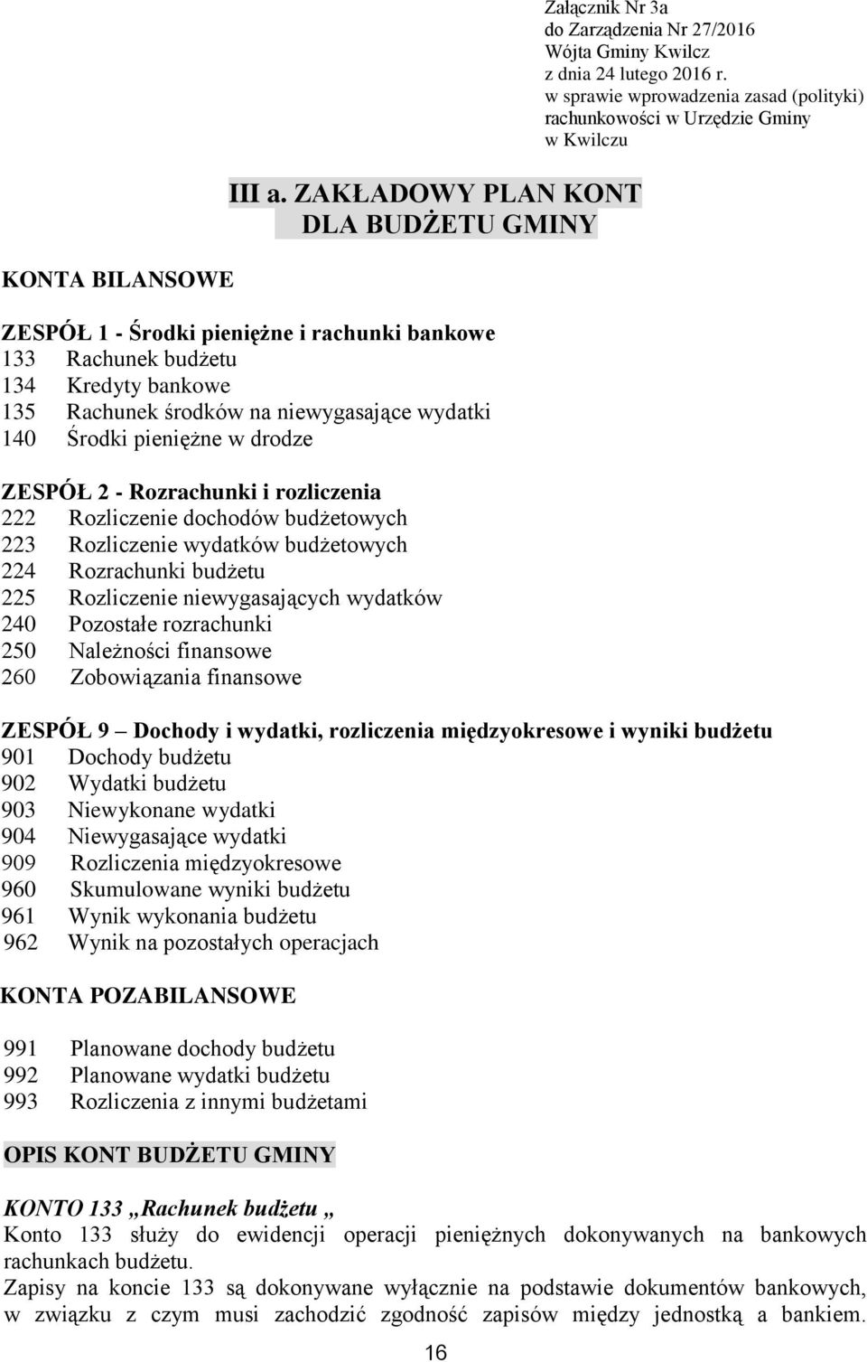 drodze ZESPÓŁ 2 - Rozrachunki i rozliczenia 222 Rozliczenie dochodów budżetowych 223 Rozliczenie wydatków budżetowych 224 Rozrachunki budżetu 225 Rozliczenie niewygasających wydatków 240 Pozostałe
