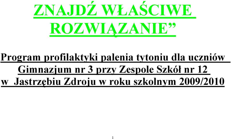 Gimnazjum nr 3 przy Zespole Szkół nr 12