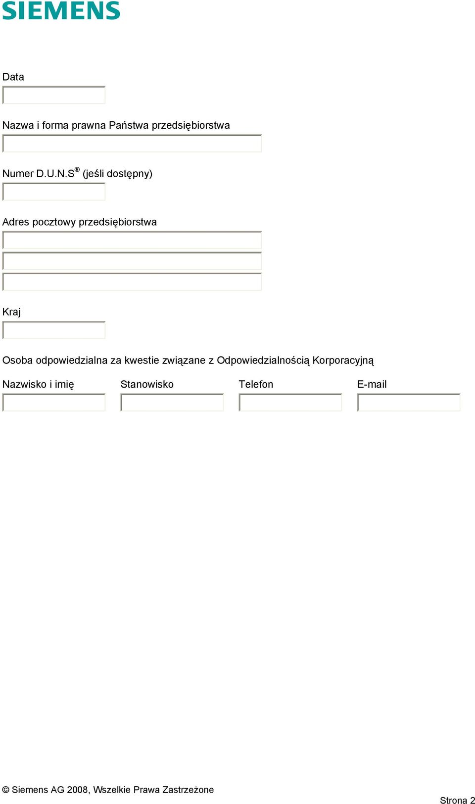 Osoba odpowiedzialna za kwestie związane z