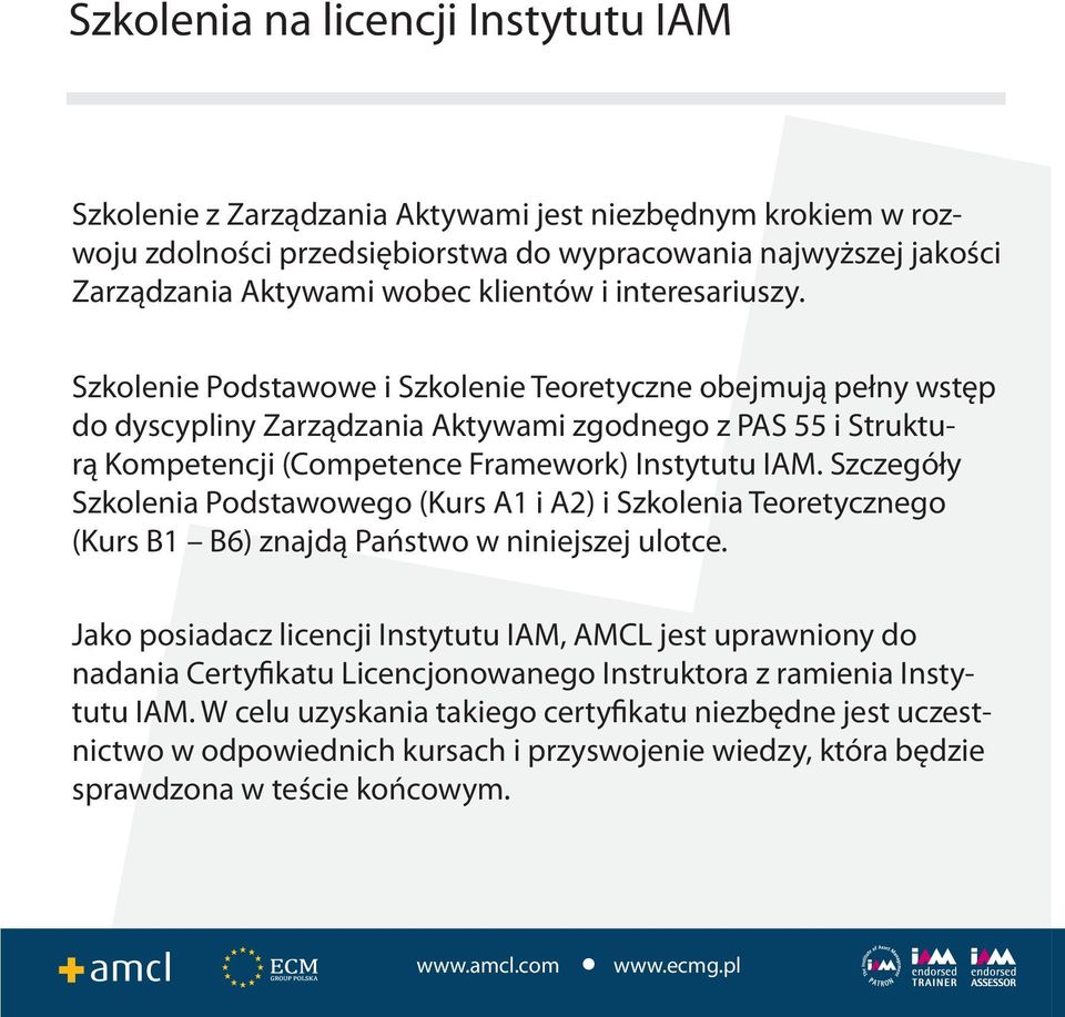 Szczegóły Szkolenia Podstawowego (Kurs A1 i A2) i Szkolenia Teoretycznego (Kurs B1 B6) znajdą Państwo w niniejszej ulotce.
