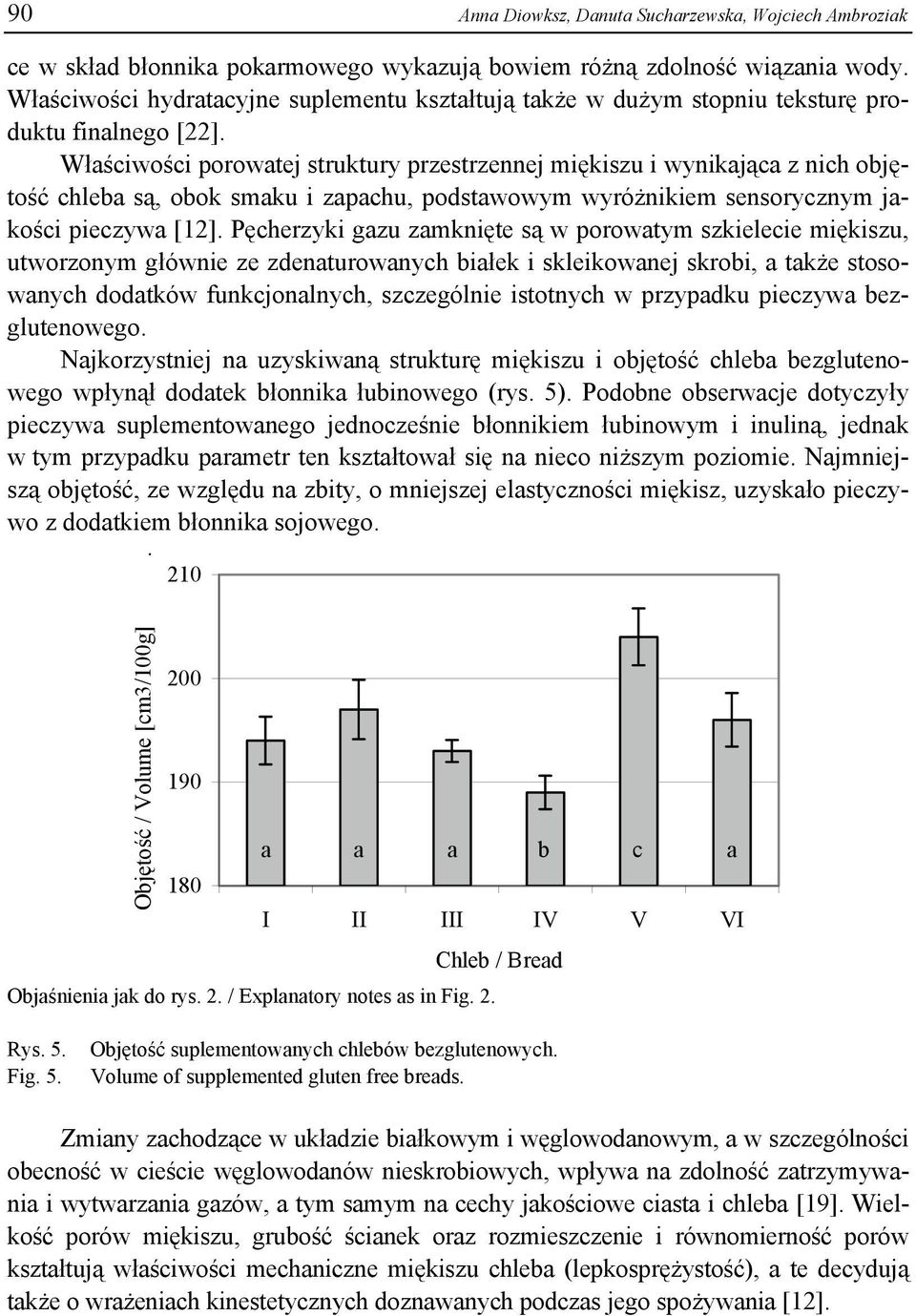 Właściwości porowatej struktury przestrzennej miękiszu i wynikająca z nich objętość chleba są, obok smaku i zapachu, podstawowym wyróżnikiem sensorycznym jakości pieczywa [12].