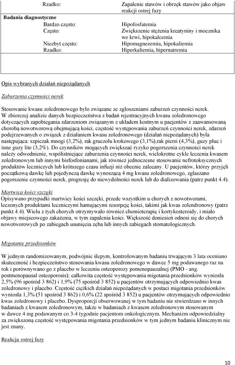 czynności nerek.