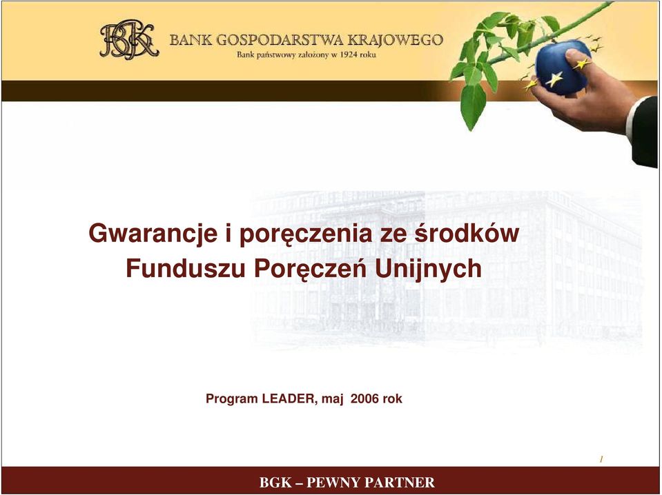Poręczeń Unijnych