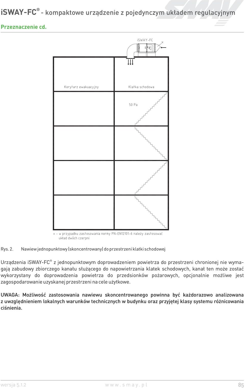 wymagaj¹ zabudowy zbiorczego kana³u s³u ¹cego do napowietrzania klatek schodowych, kana³ ten mo e zostaæ wykorzystany do doprowadzenia powietrza do przedsionków po