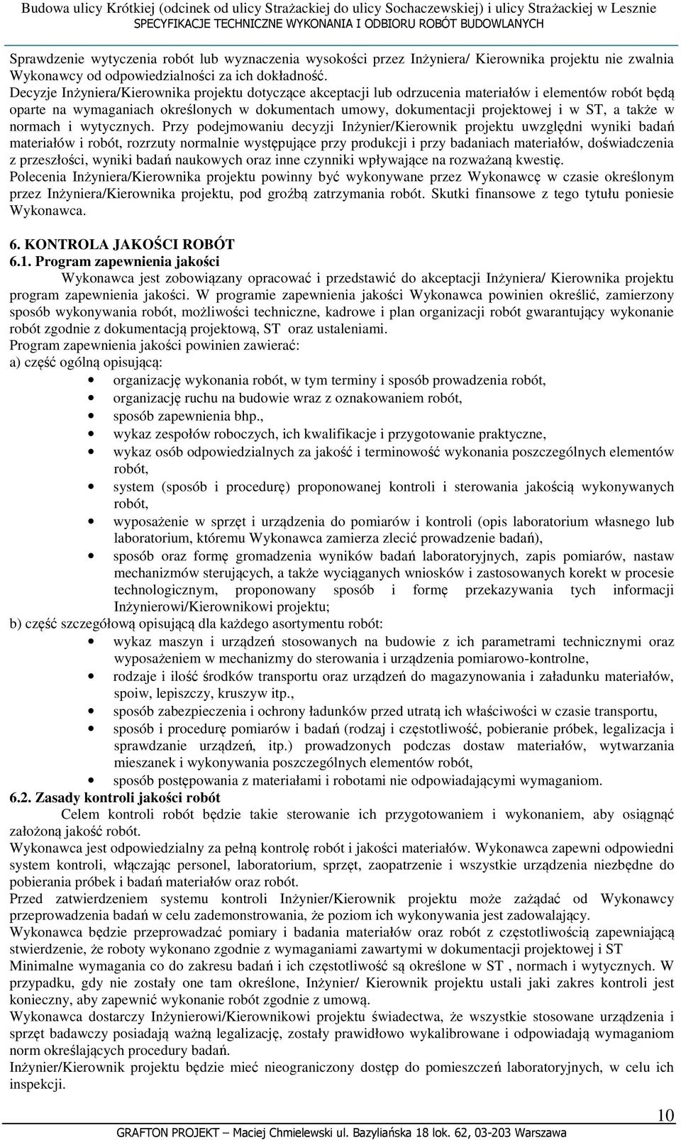 także w normach i wytycznych.