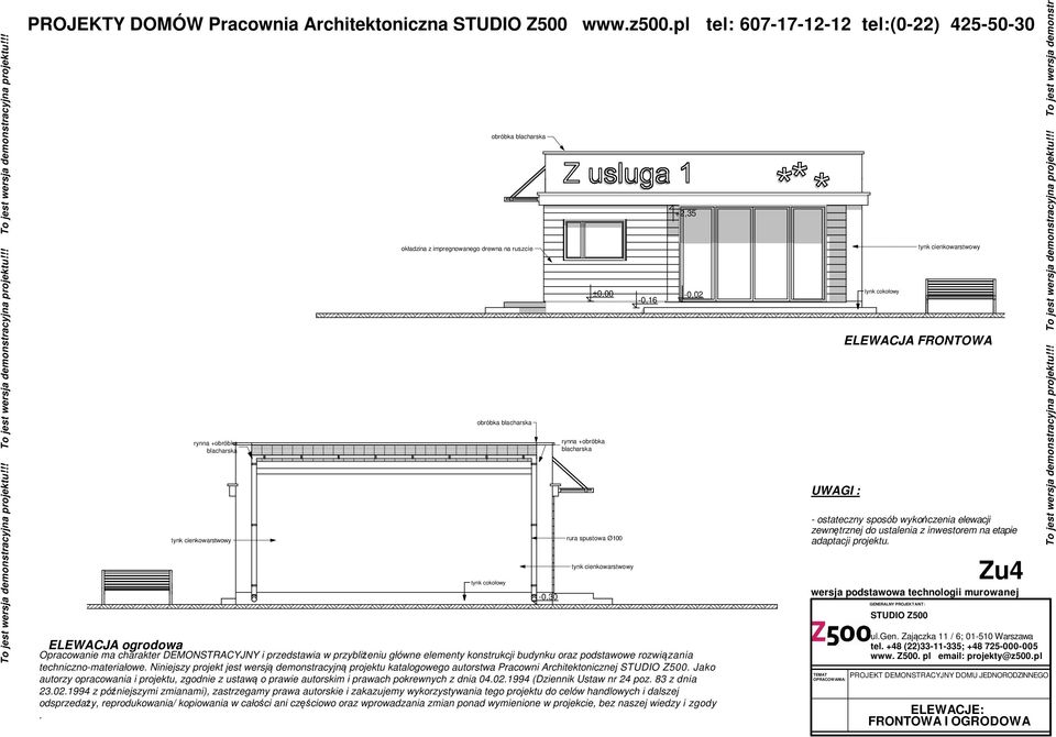 dnia 04021994 (Dziennik Ustaw nr 24 poz 83 z dnia 23021994 z późniejszymi zmianami), zastrzegamy prawa autorskie i zakazujemy wykorzystywania tego projektu do celów handlowych i dalszej -0,16 +2,35