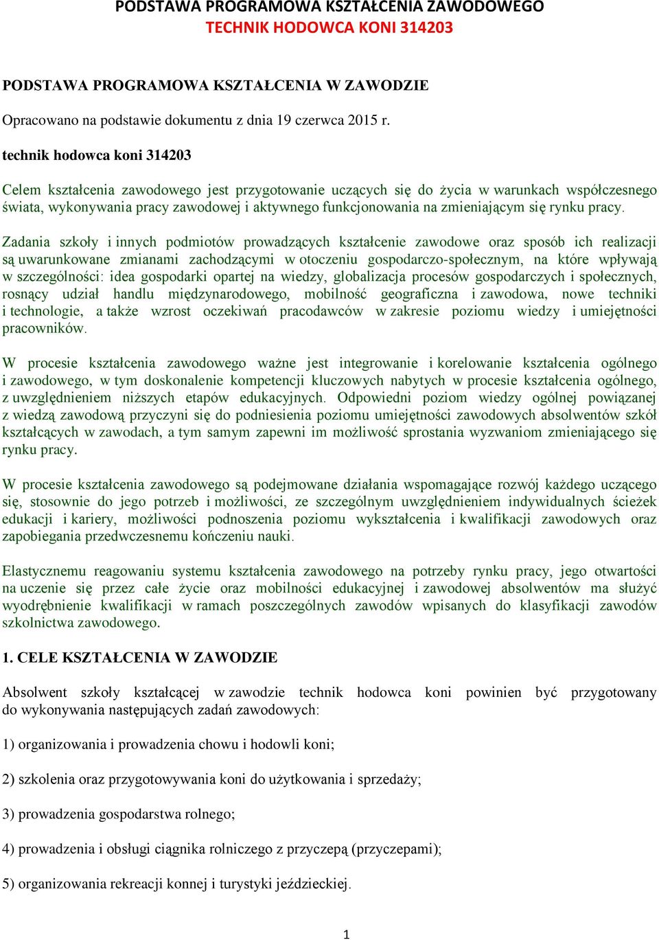 zmieniającym się rynku pracy.