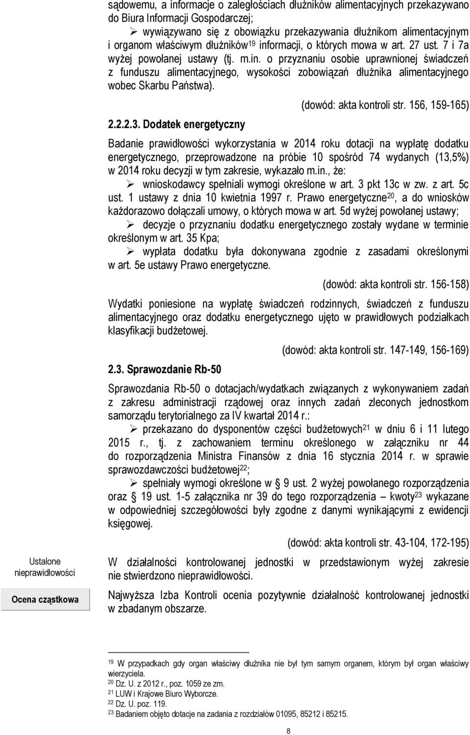 2.2.2.3. Dodatek energetyczny (dowód: akta kontroli str.