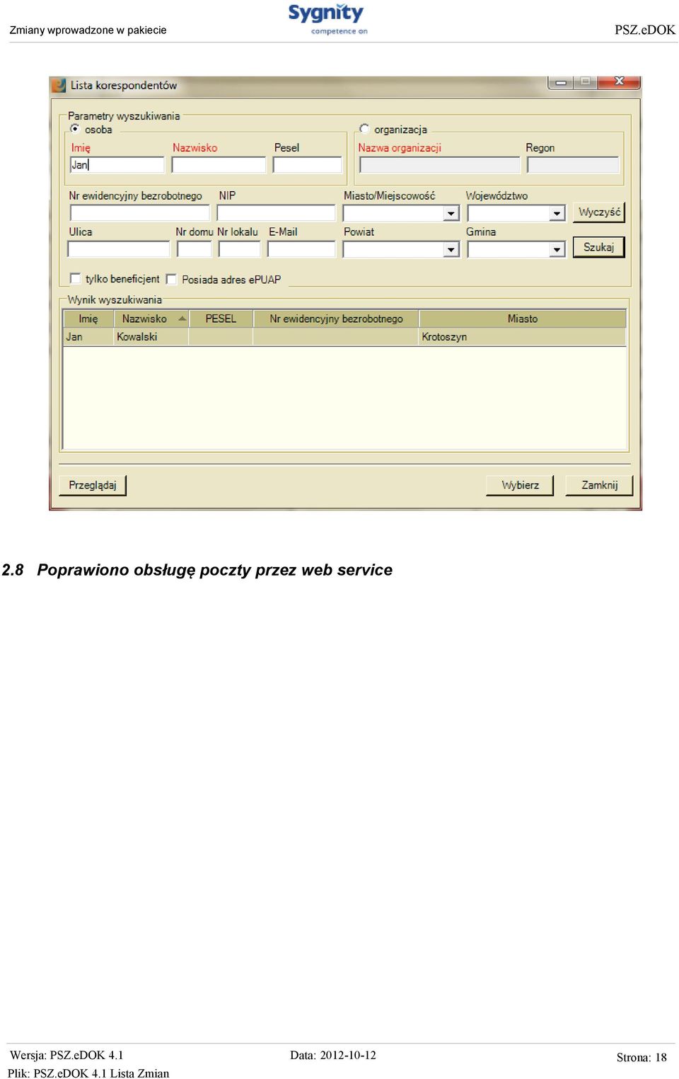przez web