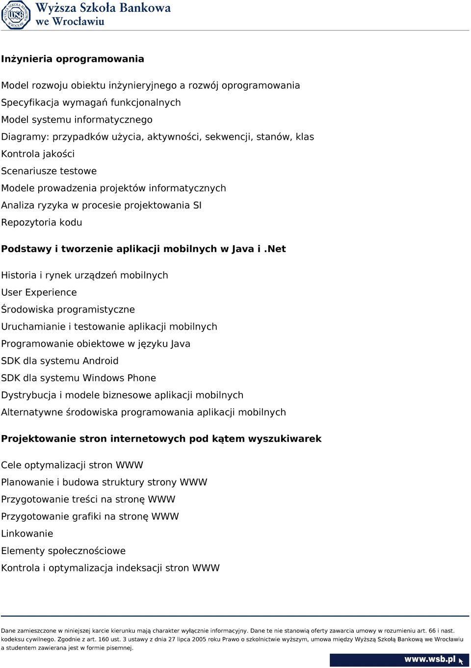 mobilnych w Java i.