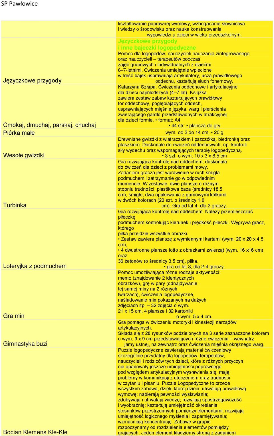 Języczkowe przygody i inne bajeczki logopedyczne Pomoc dla logopedów, nauczycieli nauczania zintegrowanego oraz nauczycieli terapeutów podczas zajęć grupowych i indywidualnych z dziećmi 6 7-letnimi.