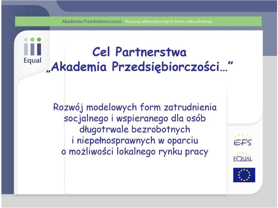 wspieranego dla osób długotrwale bezrobotnych i