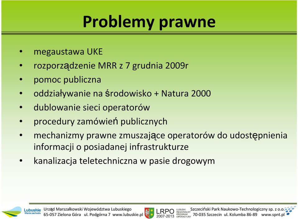 procedury zamówień publicznych mechanizmy prawne zmuszające operatorów do