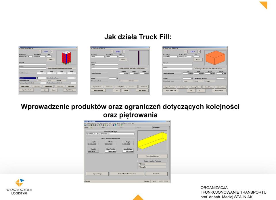 oraz ograniczeń