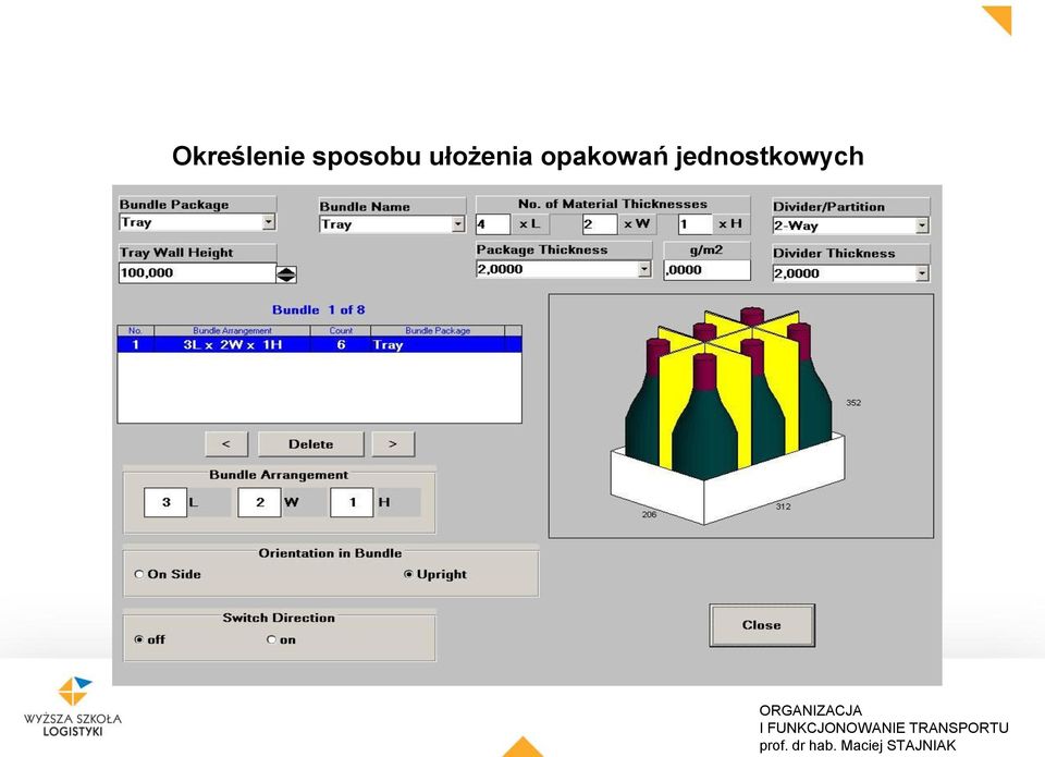 ułożenia