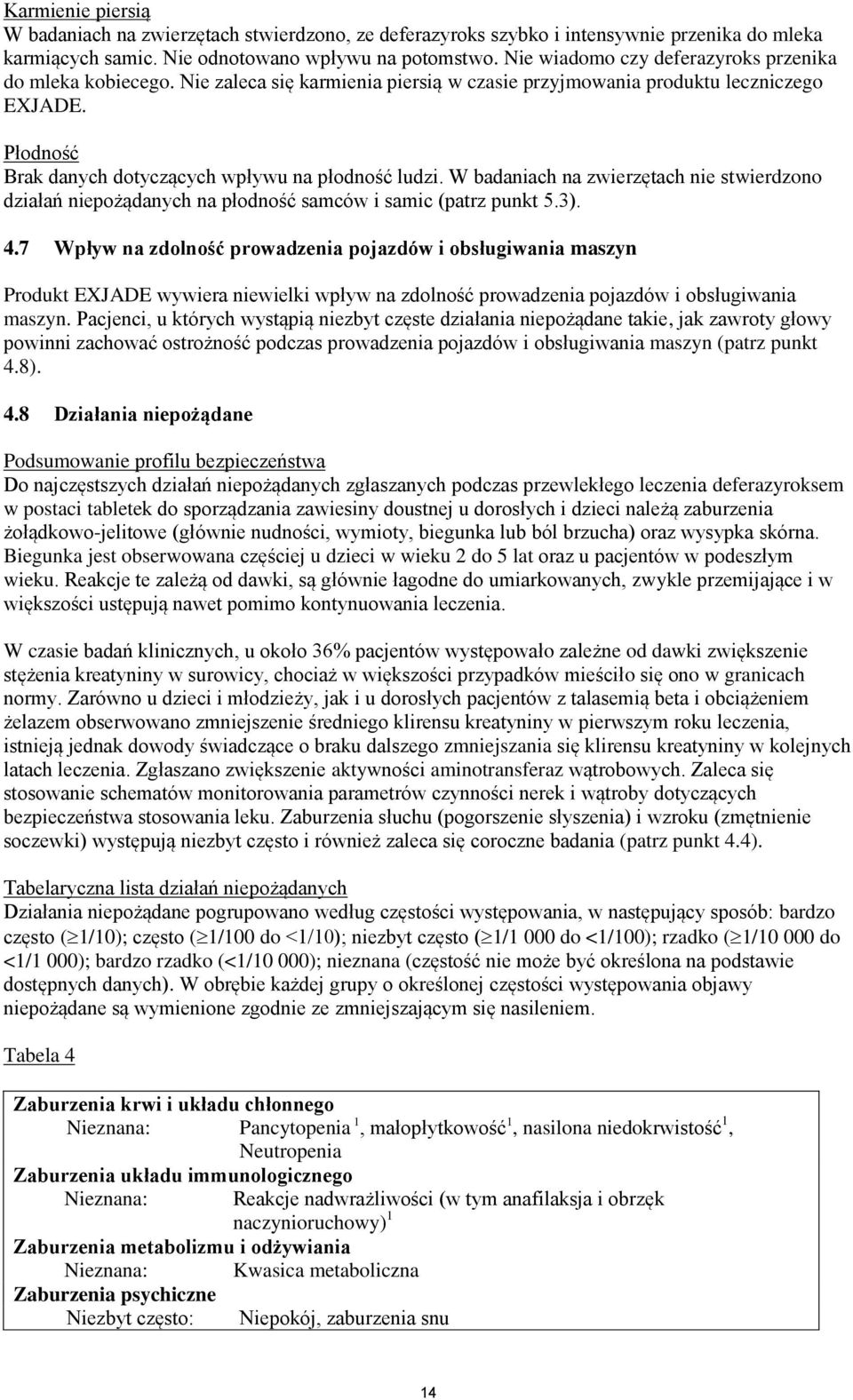 W badaniach na zwierzętach nie stwierdzono działań niepożądanych na płodność samców i samic (patrz punkt 5.3). 4.