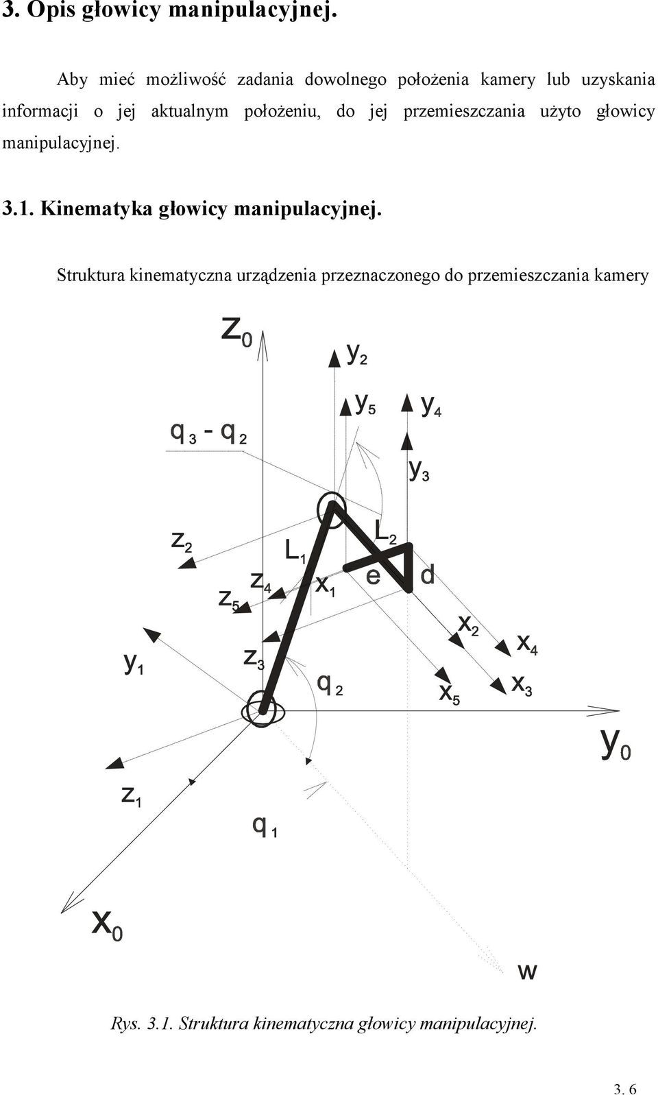 aktualnym położeniu, do jej przemieszczania użyto głowicy manipulacyjnej. 3.1.