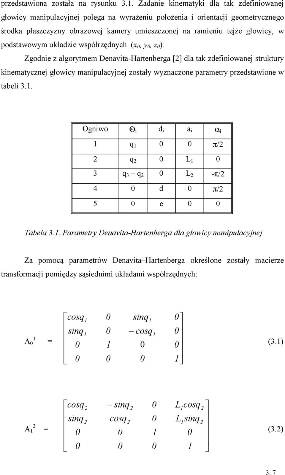 podstawowym układzie współrzędnych (x, y, z ).