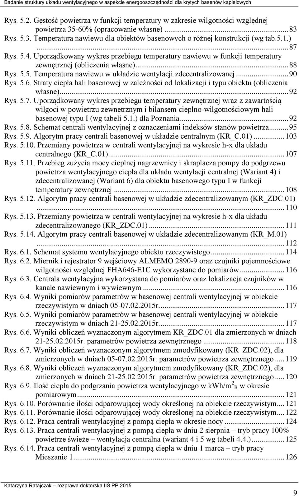 .. 90 Rys. 5.6. Straty ciepła hali basenowej w zależności od lokalizacji i typu obiektu (obliczenia własne)... 92 Rys. 5.7.