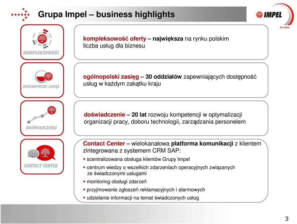 wielokanałowa platforma komunikacji z klientem zintegrowana z systemem CRM SAP: scentralizowana obsługa klientów Grupy Impel centrum wiedzy o wszelkich zdarzeniach