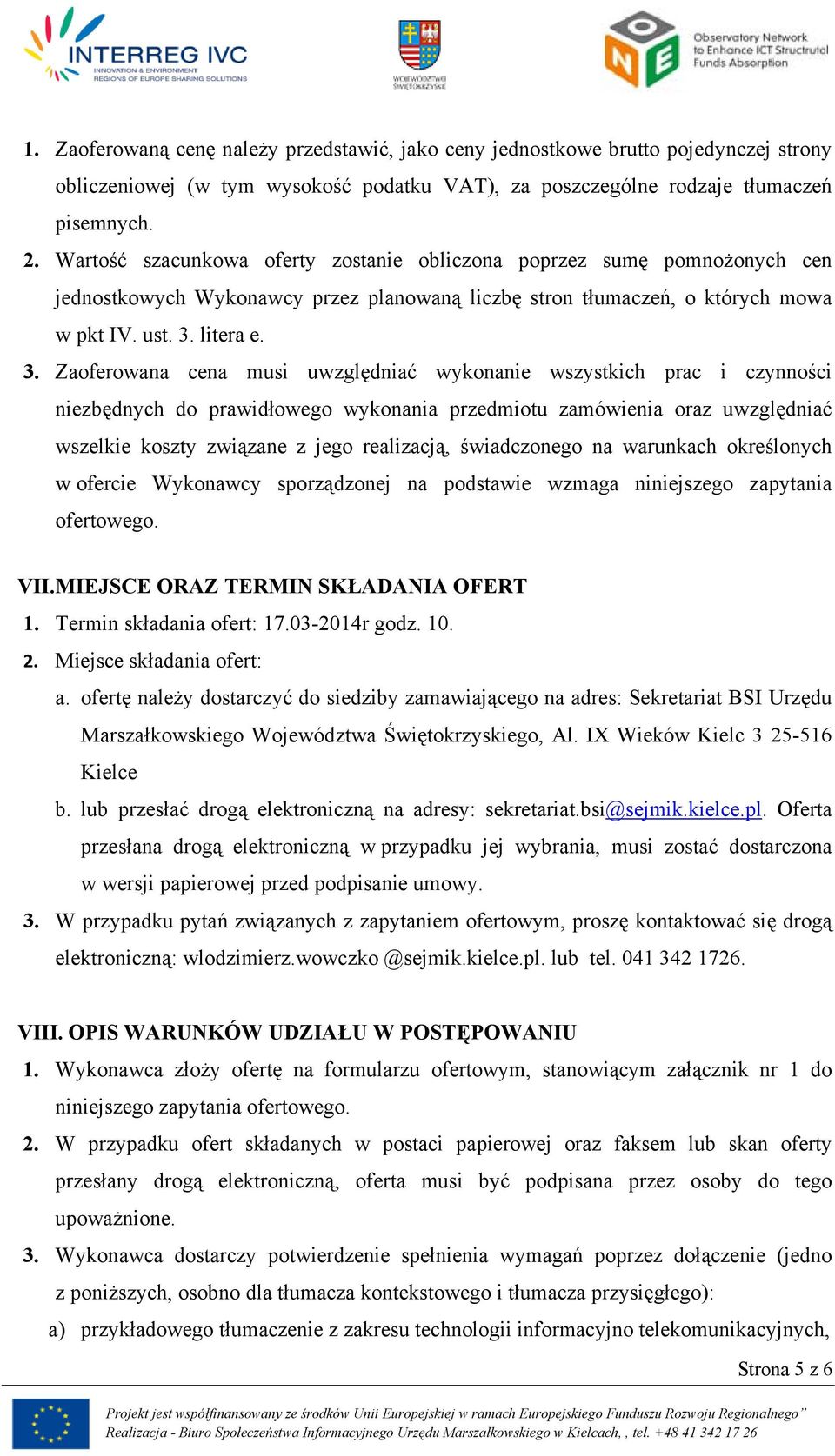 litera e. 3.