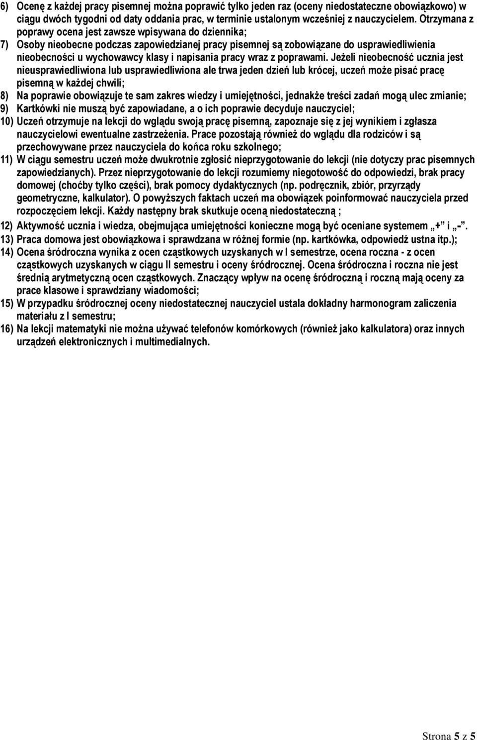 pracy wraz z poprawami.